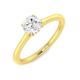 Classic Solitaire Engagement Ring in Yellow Gold